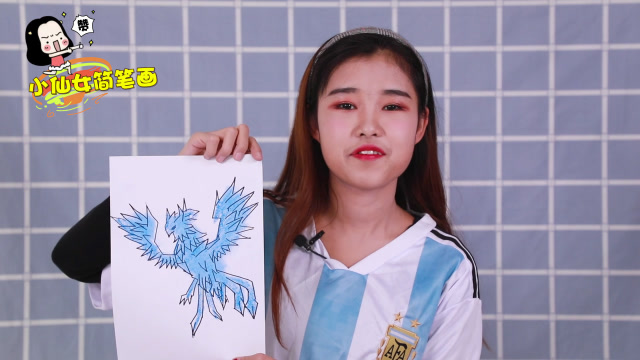 冰鸟简笔画,钢铁之翼,艾尼维亚强势起飞,跟着小仙女来画吧