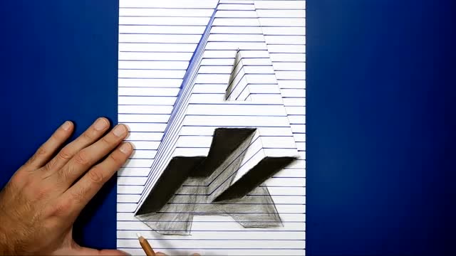 国外3d手绘艺术:大师不断的画着阴影,看起来更加有立体感了!