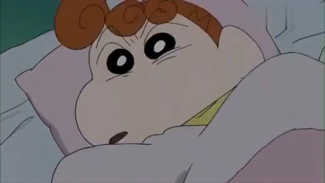 蜡笔小新:小葵每次的美梦都会被小新打断哦,小葵很生气