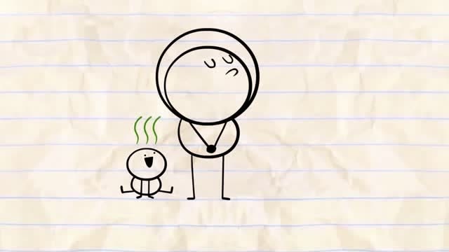 创意铅笔动画:可怕的熊孩子,大人完全对它一点办法都没有