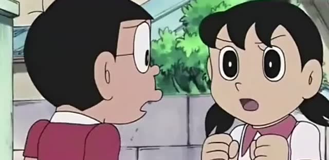 哆啦a梦新番:被静香鼓励的大雄竟然把胖虎吓跑了 经典