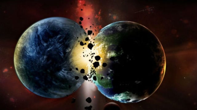 宇宙车祸制造天体天文学家发现外太空行星相撞现象