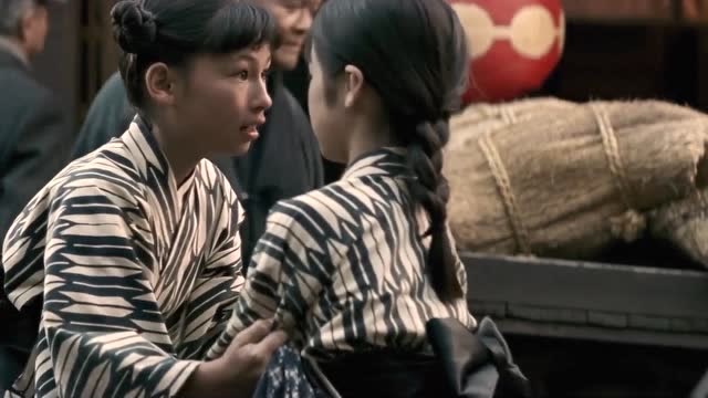 艺伎回忆录:小南瓜捡起地上的烤串就往嘴里塞,心疼