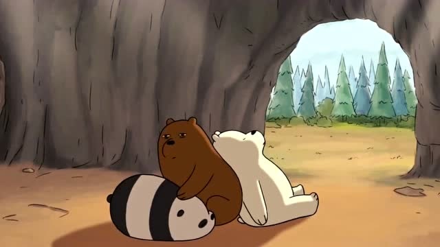 《咱们裸熊》棕熊:又是一个美美的早晨,睡到自然醒心情美美哒