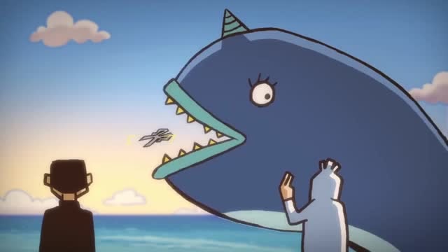 刺客伍六七: 伍六七刚使出夺命七段剪 却没想到剪刀被鲸鱼吞了