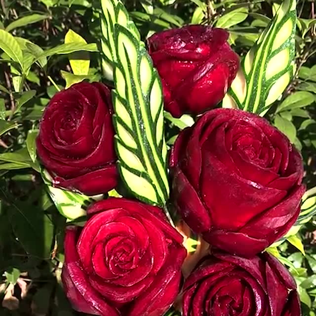 红色的玫瑰花,真的很漂亮很好看