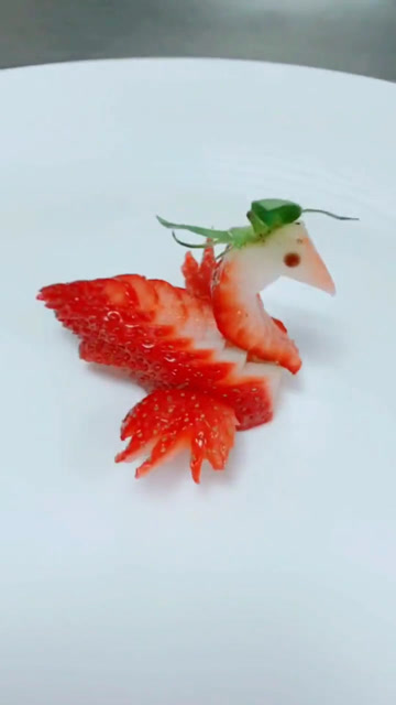 美食造型草莓?天鹅?