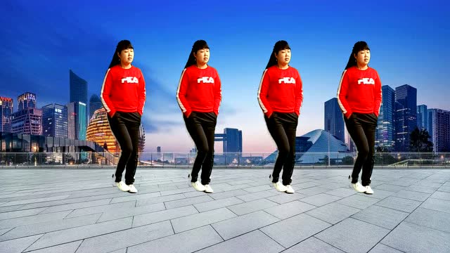 网红36步插兜广场舞《爱情的力量》简单好学又好看附分解