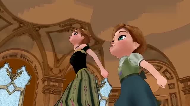 "黑暗"冰雪女王出手,冰封住了正在跳舞的安娜公主