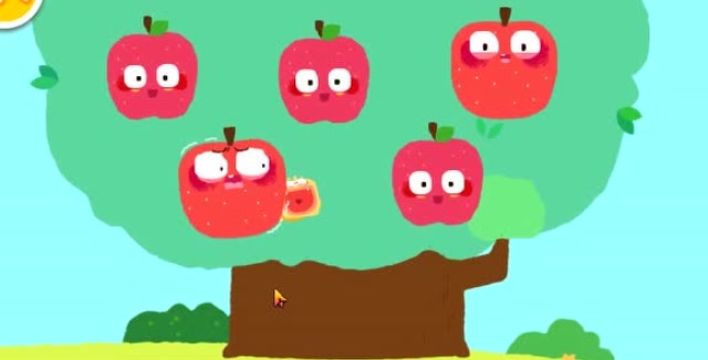 宝宝巴士游戏:收获的季节,一起来采摘小苹果