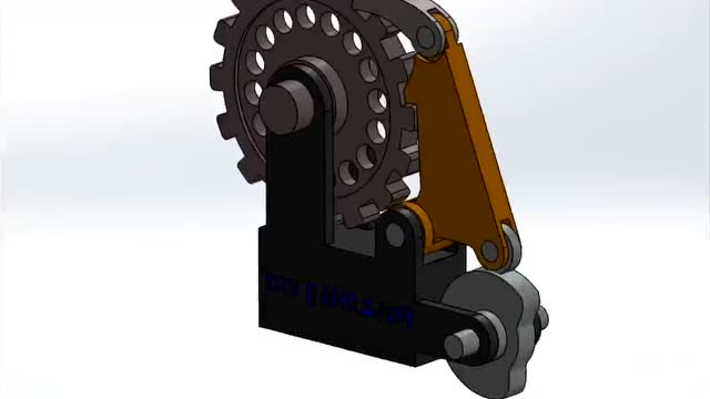 凸轮机构设计的间歇旋转装置