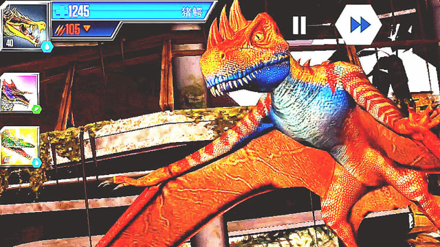 小鸢解说 侏罗纪世界1421中棘齿兽:受伤害的为什么都是我!