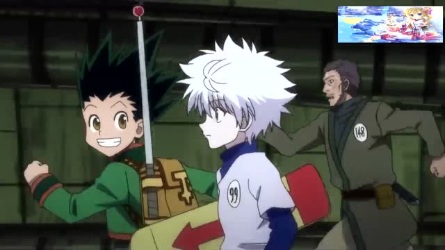 全职猎人:奇犽见到小杰和他同岁心里不平衡,非要下滑板比试体力