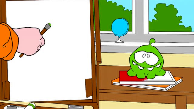 奥姆的故事:小主人画画,奥姆当小模特,两个都好开心