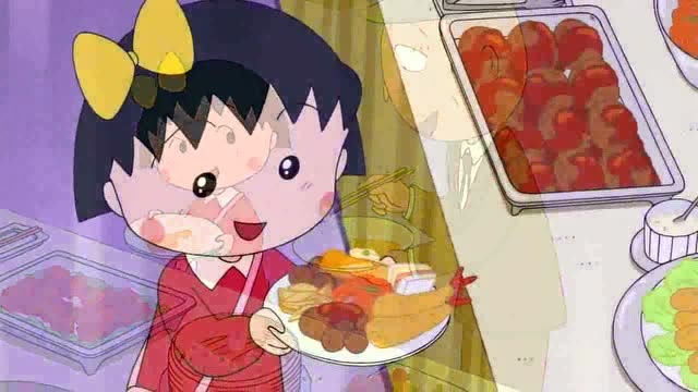 樱桃小丸子:小丸子吃自助餐