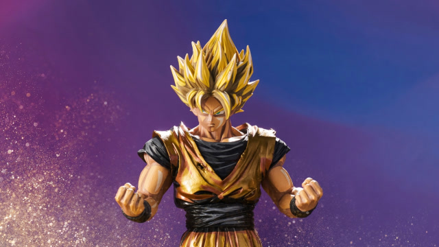 《七龙珠》超级赛亚人3d建模练习 01