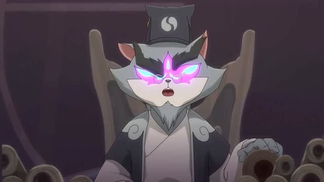 京剧猫:魔化的大毛坐在椅子上,摸着胡须自言自语