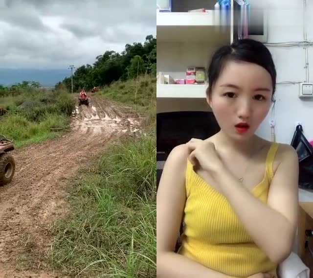 是不是油门轰大了,大姐姐咱也不敢问,咱也不知道!