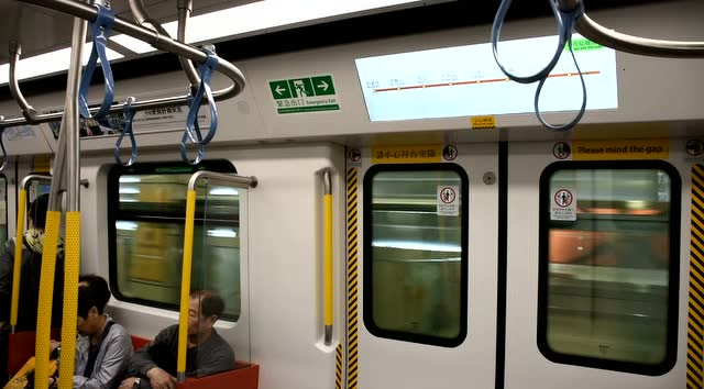 香港地铁东西线国产列车马鞍山线开往往乌溪沙方向行车片段