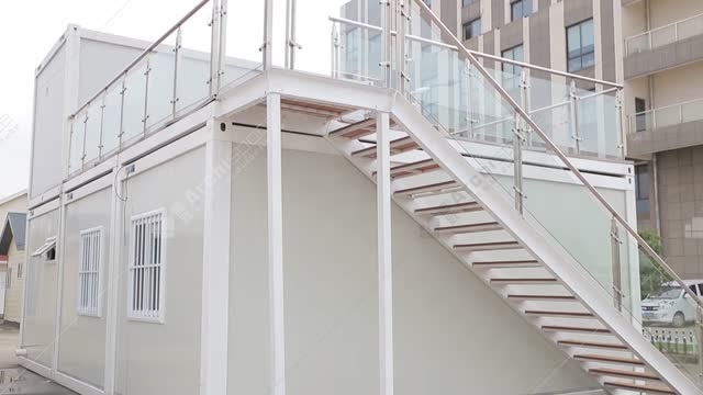 双层打包箱办公楼展示