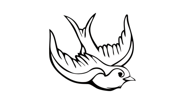 35秒教你学会画春天的燕子