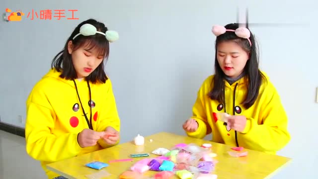 手工创意粘土,小晴用粘土做出整套锅碗瓢盆,太可爱了!