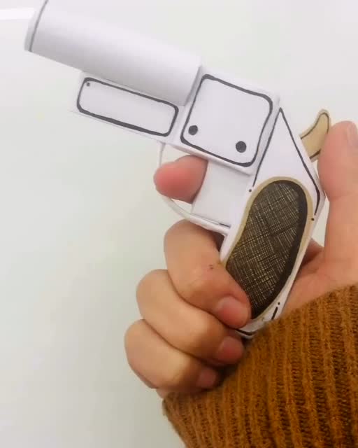 手工制作信号枪