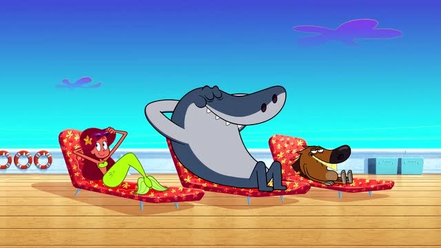 鲨鱼哥和美人鱼:玛丽娜征服了两个坏人,让两个乖乖听她的话