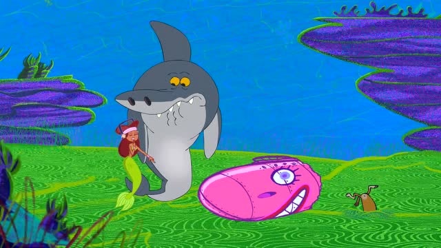 《鲨鱼哥与美人鱼》小螃蟹找到自己的妈妈了,真的是太幸福了啊