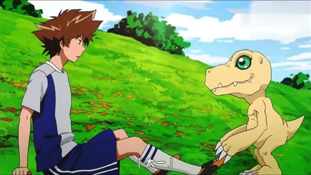 《数码宝贝》太一与亚古兽久别重逢,这一瞬间多少人热泪盈眶!