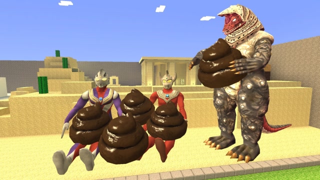 哥尔赞怪兽为什么要把粑粑扔到奥特曼身上去啊?