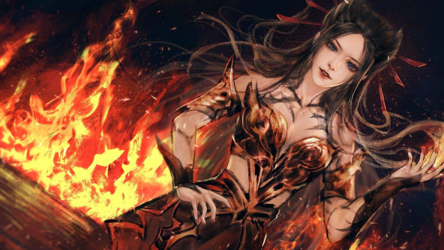 次世代角色建模天行九歌焰灵姬动漫角色雕刻zbrush上