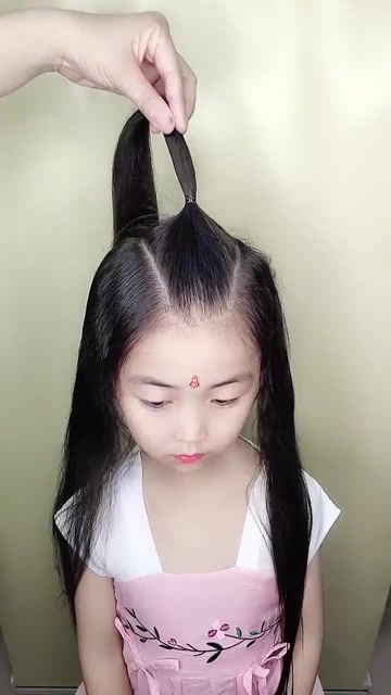 儿童古装发型 梳法图片