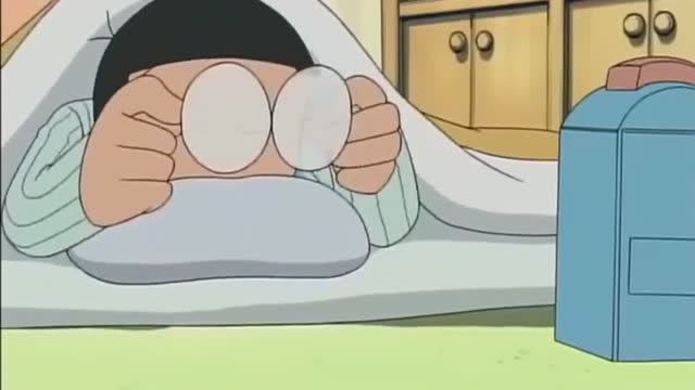 迷拟哆啦还在呼呼大睡,没有准时叫大雄起床,惨了