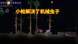 泰拉瑞亚24：第一个BOSS机械虫子，终于被小帕打败了