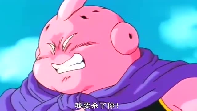 七龙珠布欧发怒生气了悟天克斯被打很惨真是无奈