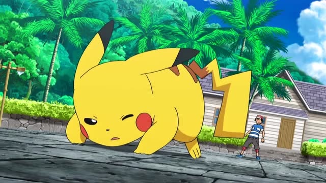 精灵宝可梦:皮卡丘在铁掌力士面前就像大人打小孩一样,没有招架之力!