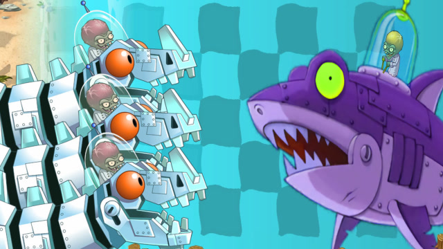 沼泽僵王机械暴龙pk机械鲨,寒冰之下谁抵抗能力最强