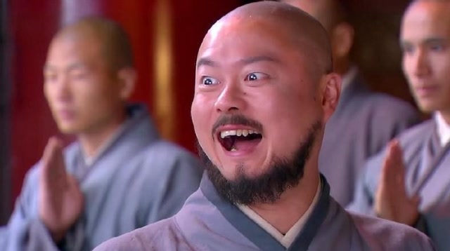 广亮出家当和尚,你没头发就要刮胡子,反正必须要没毛才能当和尚