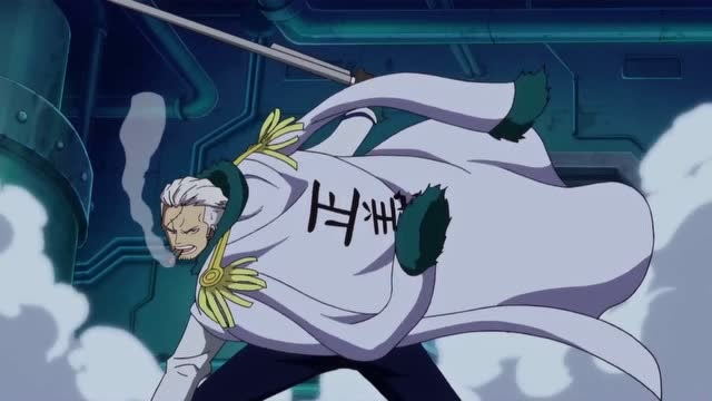 航海王:斯莫克中将实在是太帅了,为了部下狠狠地教训了维尔戈!