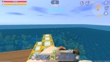迷你世界：小温在海上用加特林攻击海上能获得食物吗
