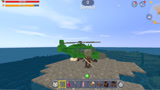 迷你世界：奥特曼开直升飞机来海边钓鱼，掉进海里差点被淹死