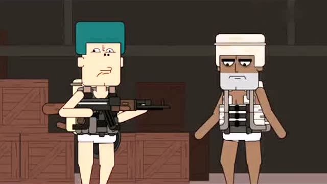 绝地求生-痴鸡小队第三季2:呆鸡人狠话多惹是非,随缘枪法再登场