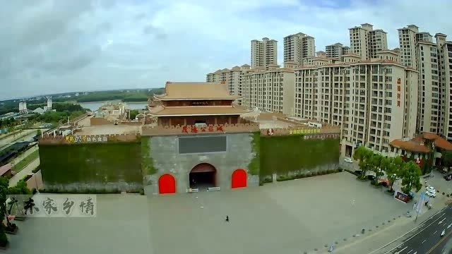航拍:湛江雷州市茂德公鼓城,海康一座历史悠久的古城