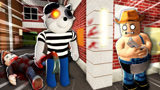 Roblox逃离小猪模拟器：新篇章和警察一起抓小偷！咯咯多解说