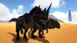 方舟生存进化：侏罗纪探险37超帅的巨型异特龙南巨是它弟弟