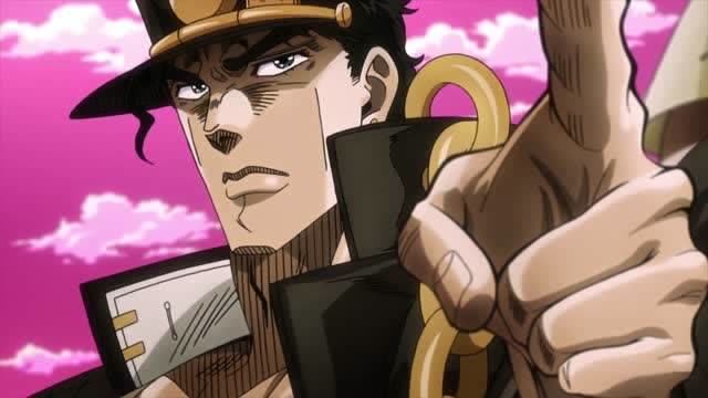 jojo:可爱的白金之星,想要抚摸敌人的脸颊