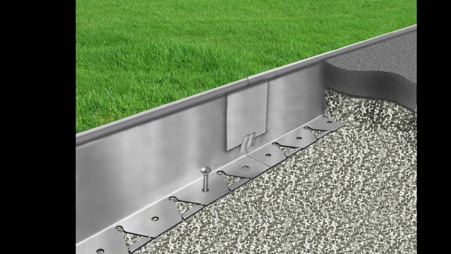 园林景观使用不锈钢隔离带不锈钢收边条(月半湾)