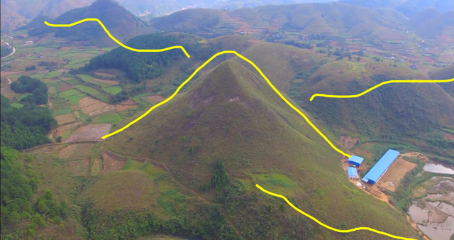 此地三峰落脉,将军螃蟹地,儿孙处状元郎的风水宝地!