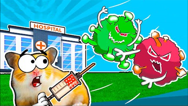 仓鼠大战病毒怪,它能战胜病魔吗?有趣的事情发生了!